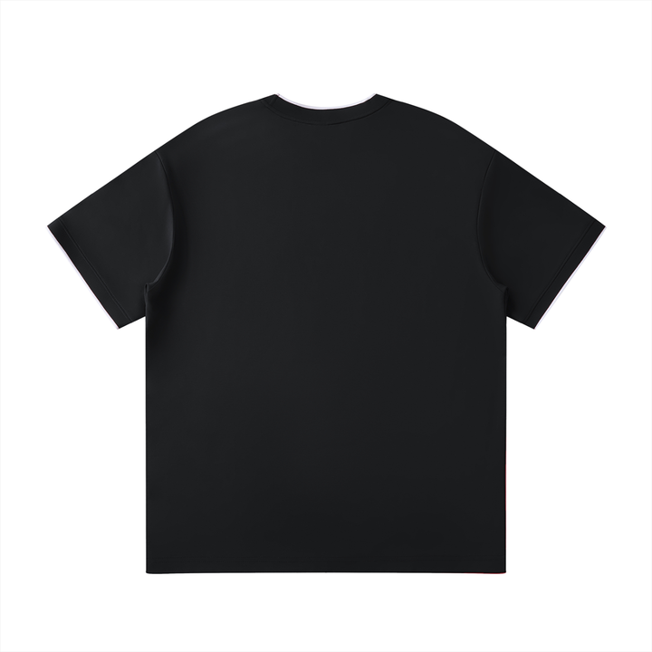 Unity Wear's Unisex White Collar Trim Regular Fit T-Shirt