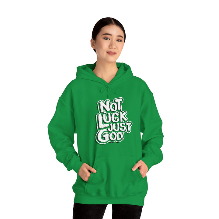 Not Luck Just God Unity Wear Unisex Heavy Blended Hoodies