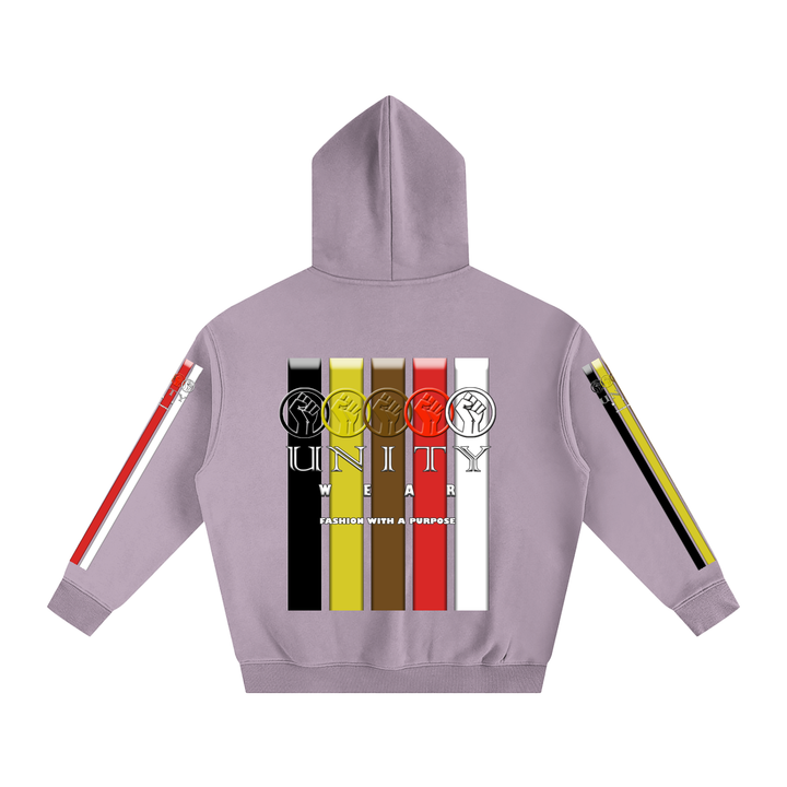 Unity Wear's "Fist & Stripes" Oversize Fleeced Unisex Hoodies