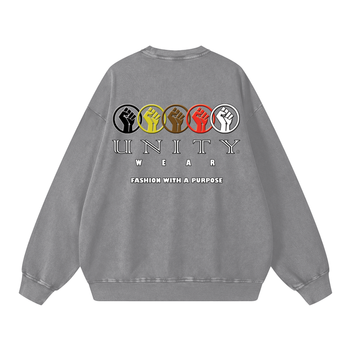 Snow Washed Oversized Sweatshirt