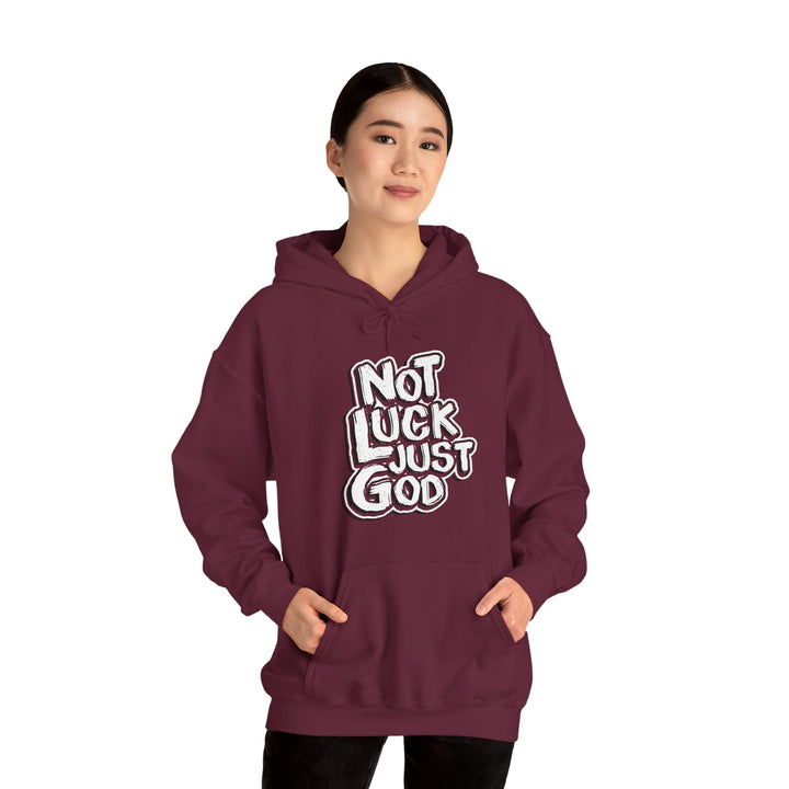 Not Luck Just God Unity Wear Unisex Heavy Blended Hoodies