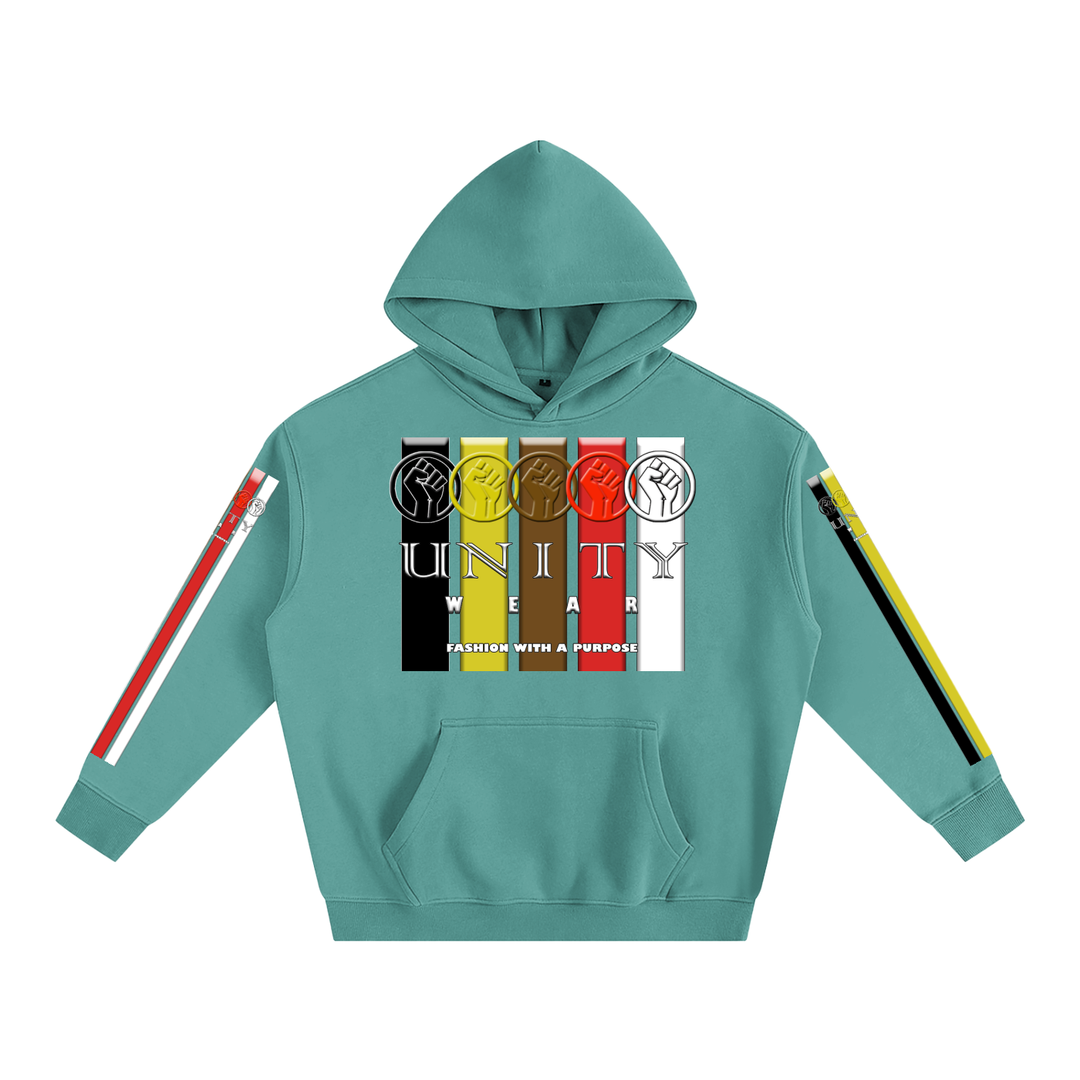 Unity Wear's "Fist & Stripes" Oversize Fleeced Unisex Hoodies