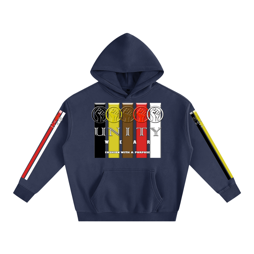 Unity Wear's "Fist & Stripes" Oversize Fleeced Unisex Hoodies