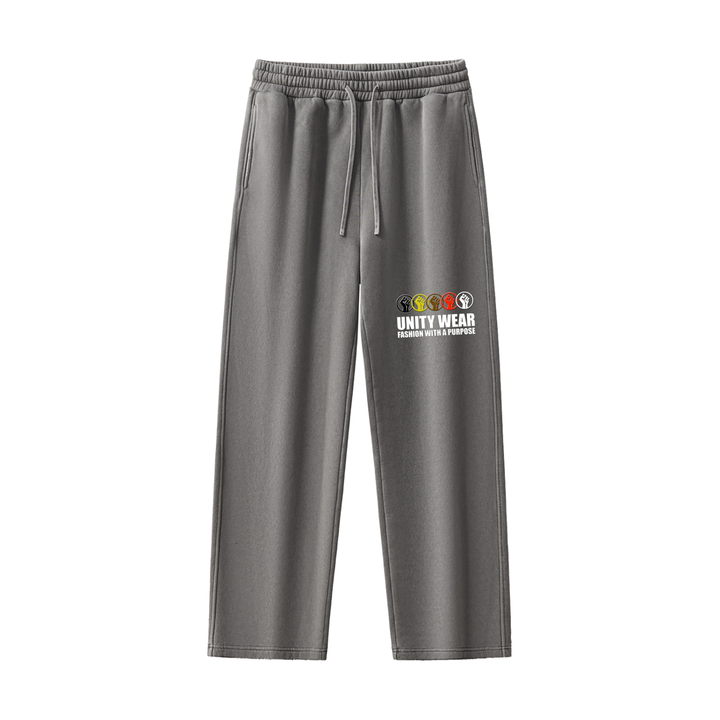 Unity Wear's Frayed Enzyme Washed Fleece Sweatpants