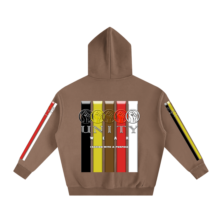 Unity Wear's "Fist & Stripes" Oversize Fleeced Unisex Hoodies