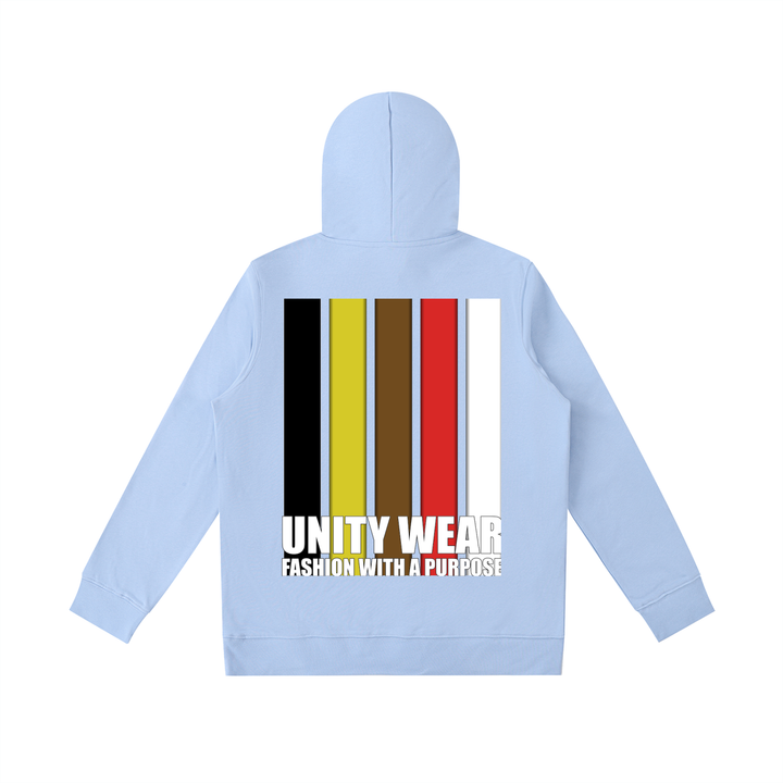 Unity Wear's FWP Full Stripe Back Essential Oversized Unisex Hoodie