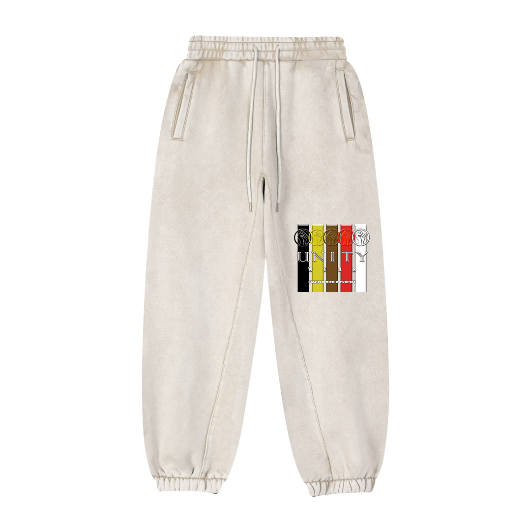 Unity Wear's "Fist & Stripes" Fleeced Jogger Unisex Sweatpants