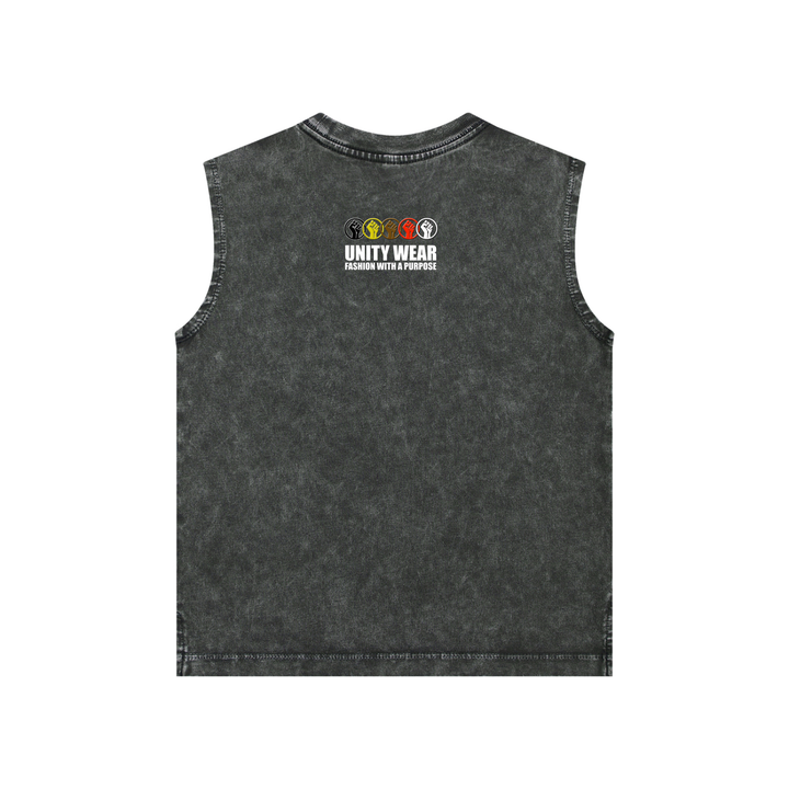 Unity Wear's Unisex Kids Snow Washed Tank Top