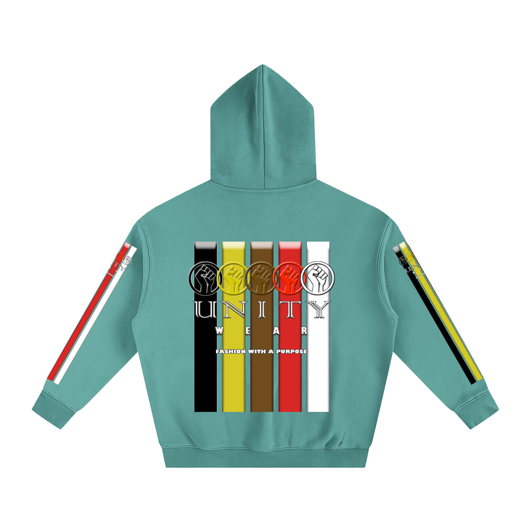 Unity Wear's "Fist & Stripes" Oversize Fleeced Unisex Hoodies
