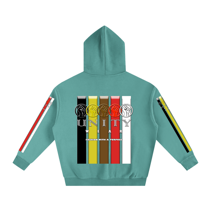 Unity Wear's "Fist & Stripes" Oversize Fleeced Unisex Hoodies