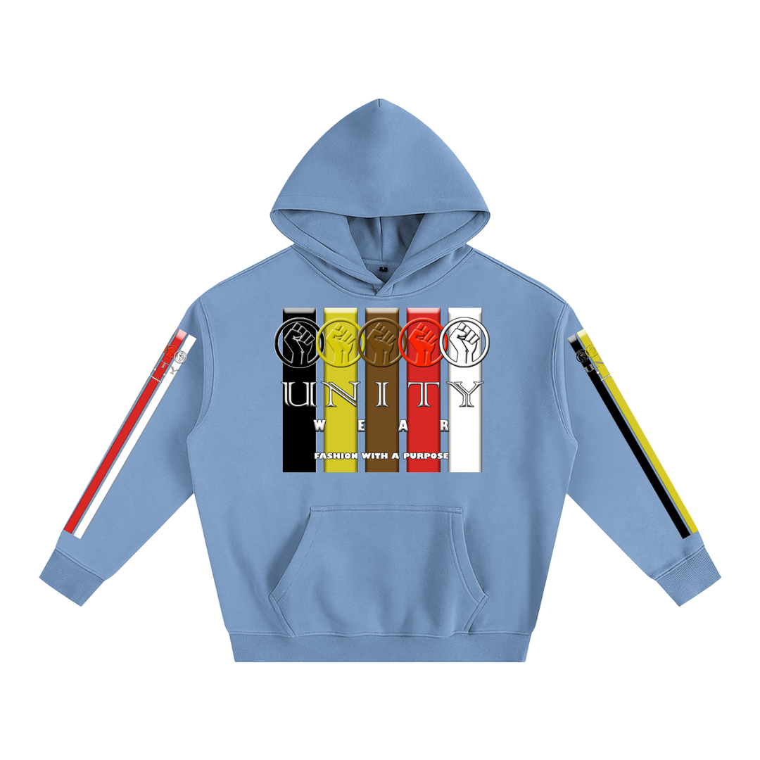 Unity Wear's "Fist & Stripes" Oversize Fleeced Unisex Hoodies