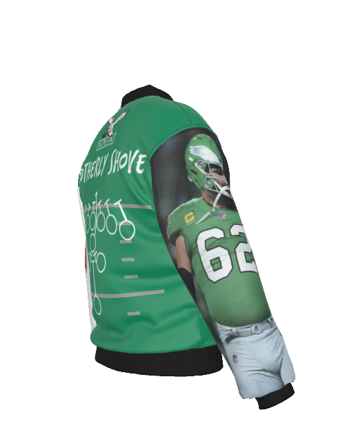 Eagles New School Kelly Green Unisex Bomber Jacket