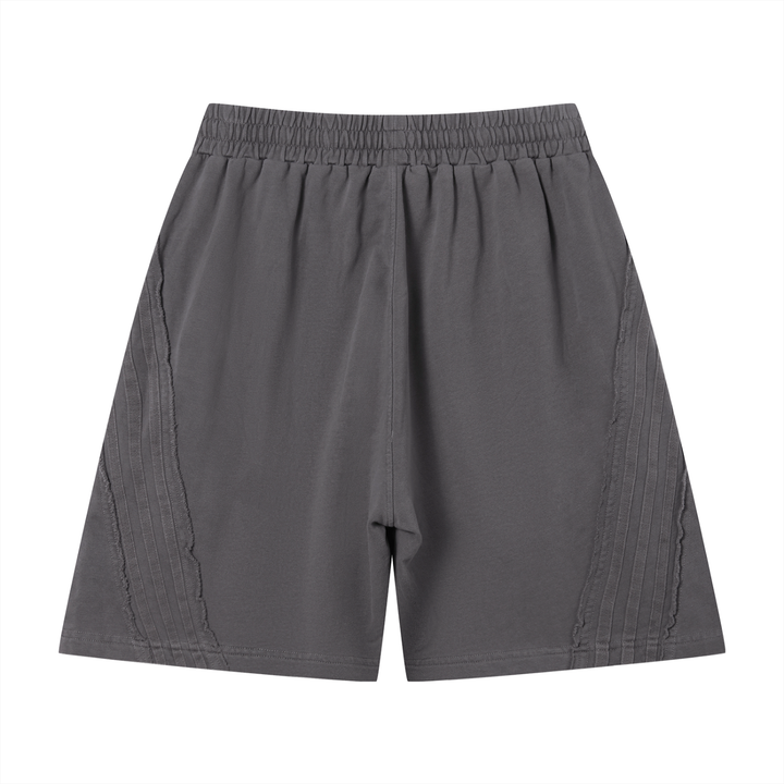 Unity Wear's Unisex Vintage Wash Raw Edge Shorts