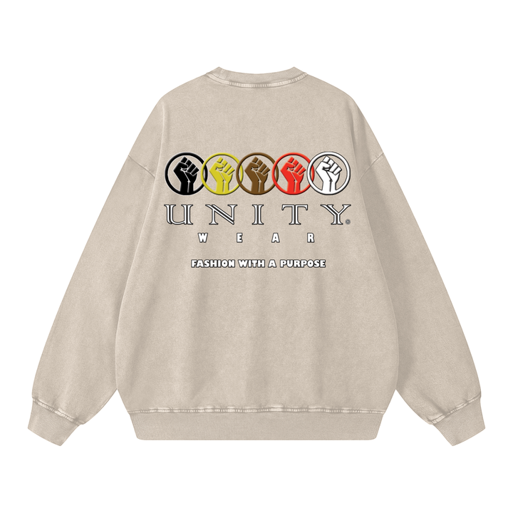 Snow Washed Oversized Sweatshirt