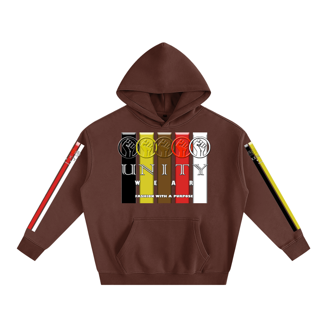 Unity Wear's "Fist & Stripes" Oversize Fleeced Unisex Hoodies