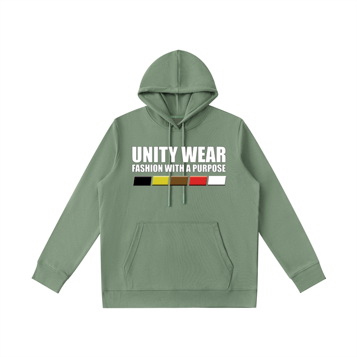 Unity Wear's FWP Full Stripe Back Essential Oversized Unisex Hoodie