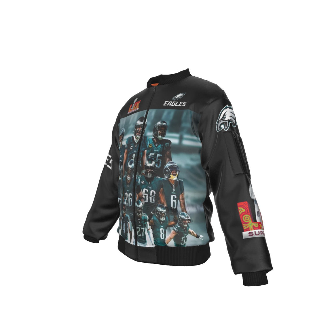 SB 59 Champs Black Bomber Jacket