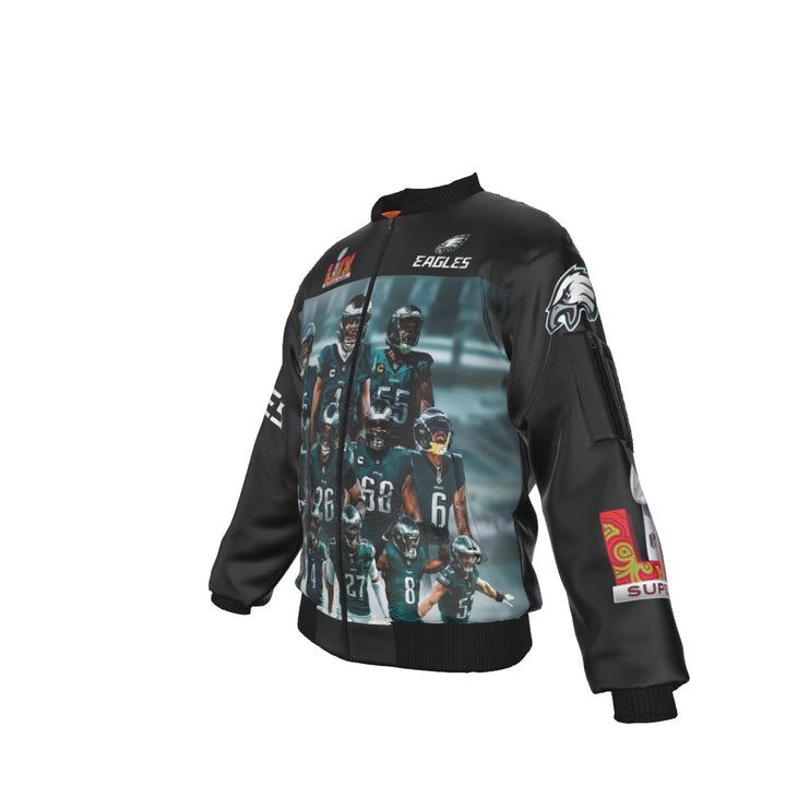 SB 59 Champs Black Bomber Jacket