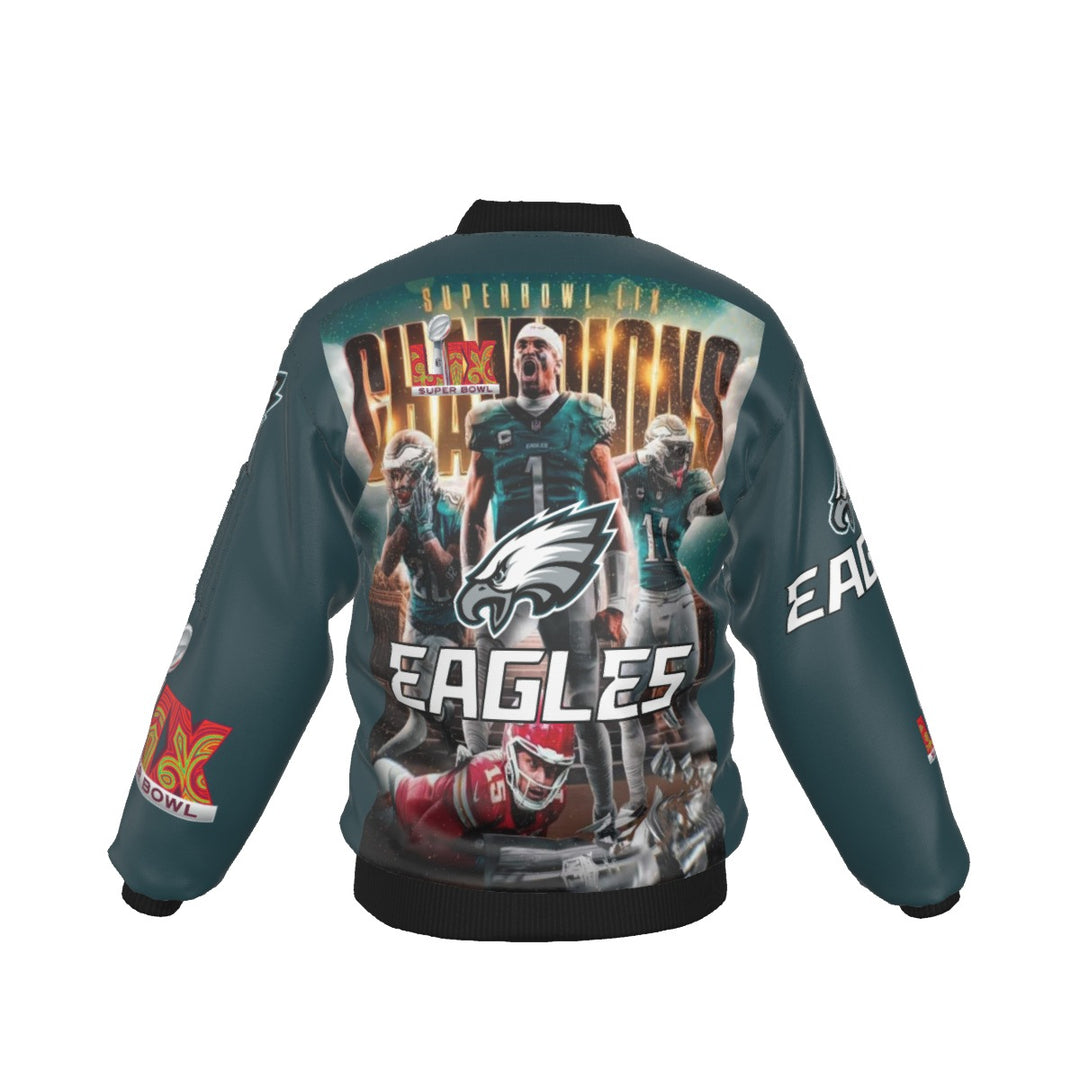 SB 59 Champs Mid-Night Green Bomber Jacket