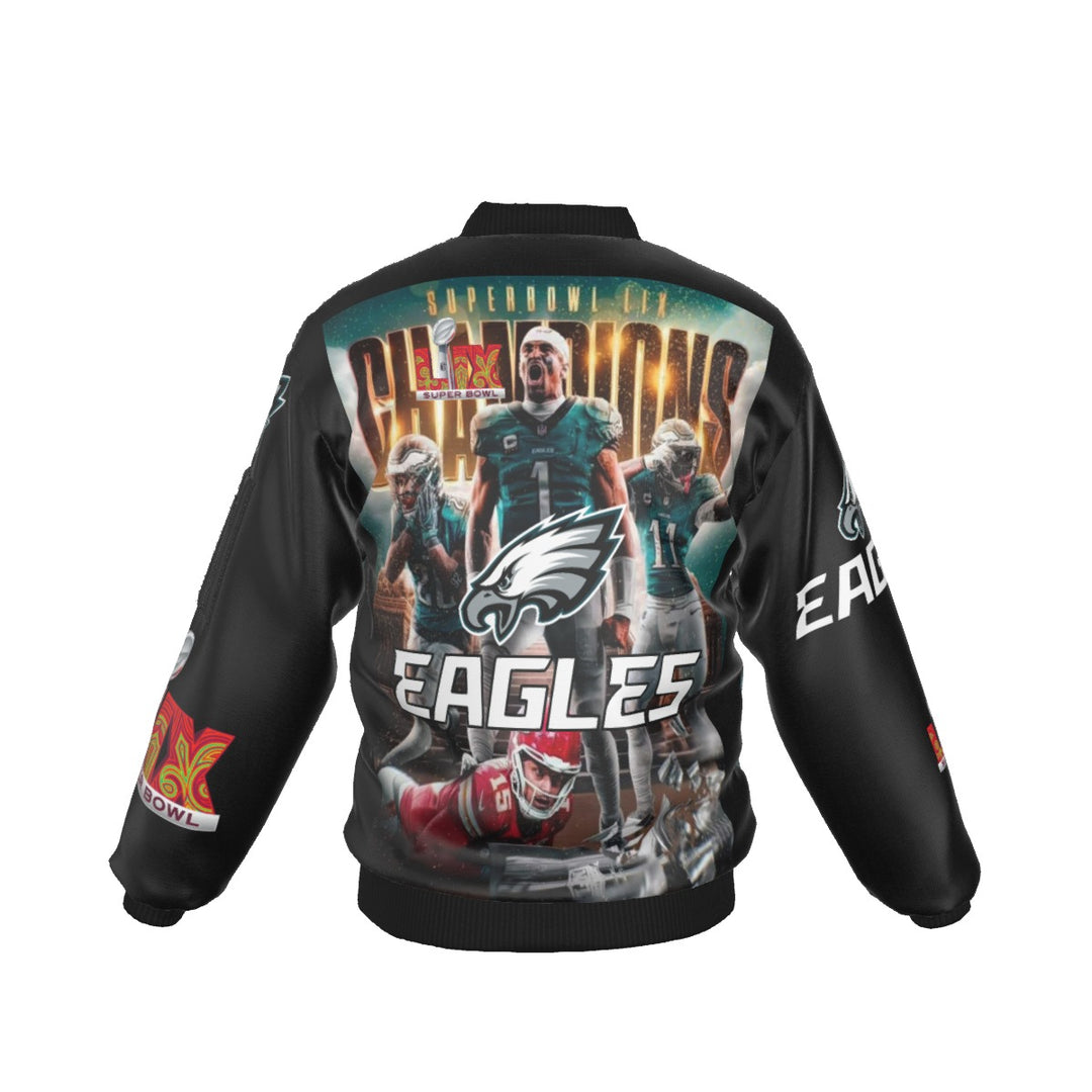 SB 59 Champs Black Bomber Jacket