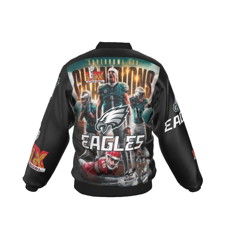SB 59 Champs Black Bomber Jacket