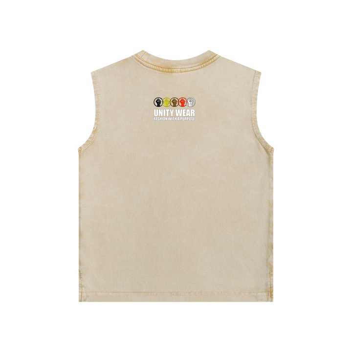 Unity Wear's Unisex Kids Snow Washed Tank Top