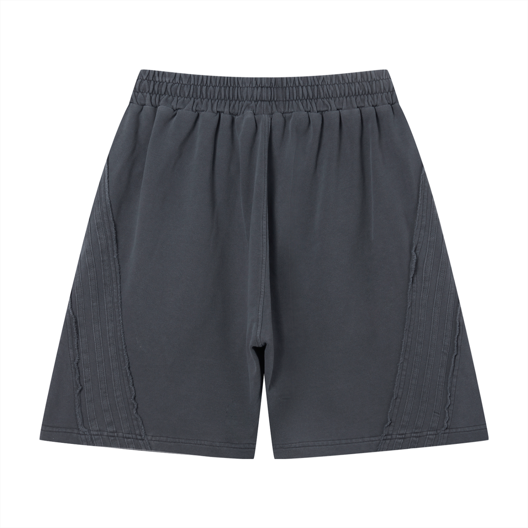 Unity Wear Unisex Vintage Wash Raw Edge Shorts