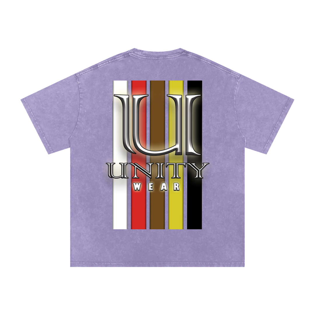 Unity Wear Stripes Wash Oversize T-Shirt - 250 GSM
