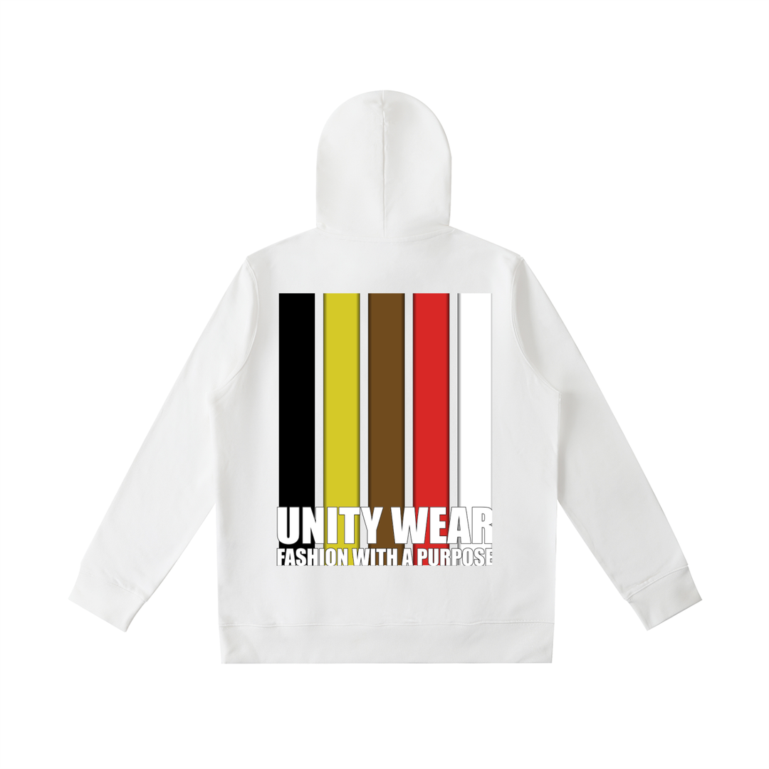 Unity Wear's FWP Full Stripe Back Essential Oversized Unisex Hoodie