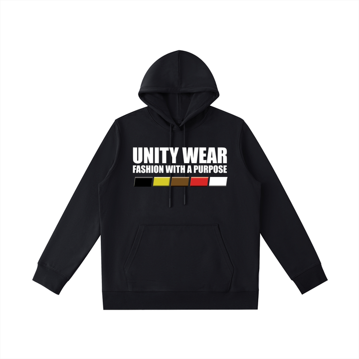 Unity Wear's FWP Full Stripe Back Essential Oversized Unisex Hoodie