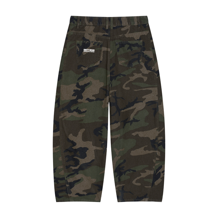 Unity Wear Men’s Camo Barrel Leg Cargo Pants