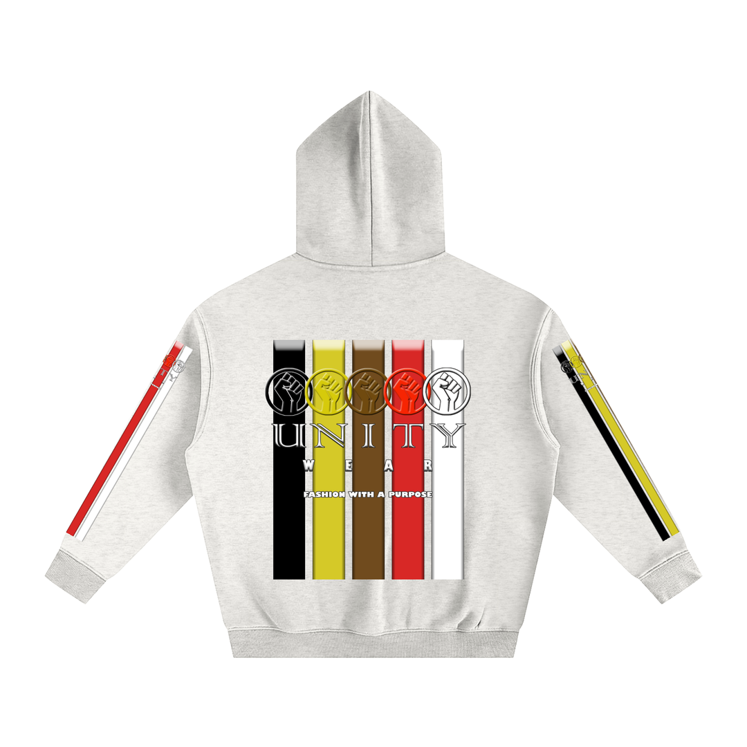 Unity Wear's "Fist & Stripes" Oversize Fleeced Unisex Hoodies
