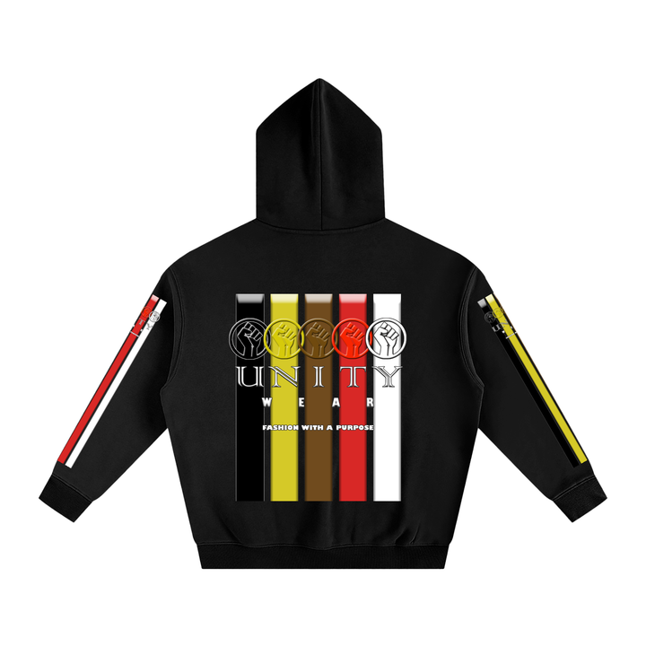 Unity Wear's "Fist & Stripes" Oversize Fleeced Unisex Hoodies