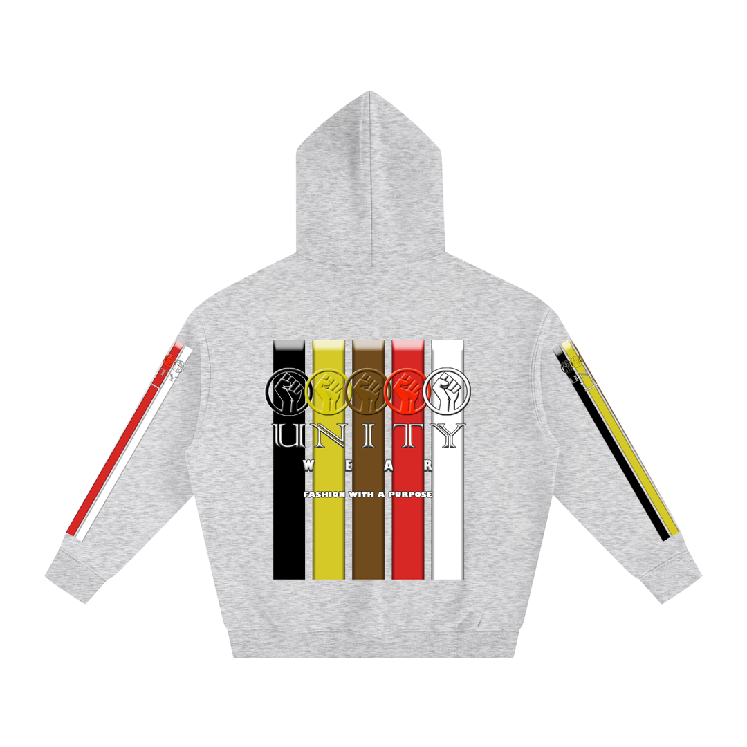 Unity Wear's "Fist & Stripes" Oversize Fleeced Unisex Hoodies