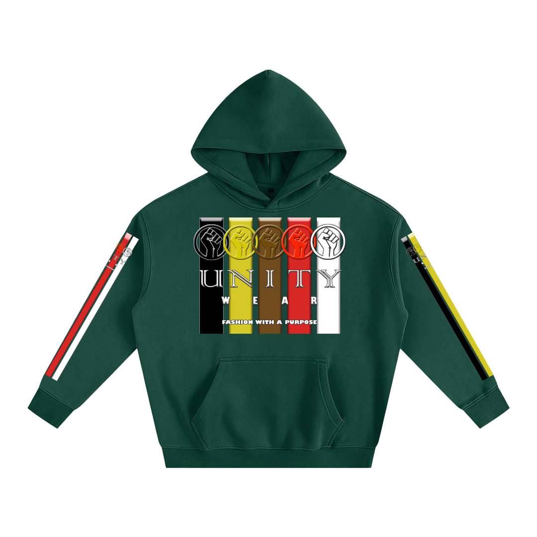 Unity Wear's "Fist & Stripes" Oversize Fleeced Unisex Hoodies