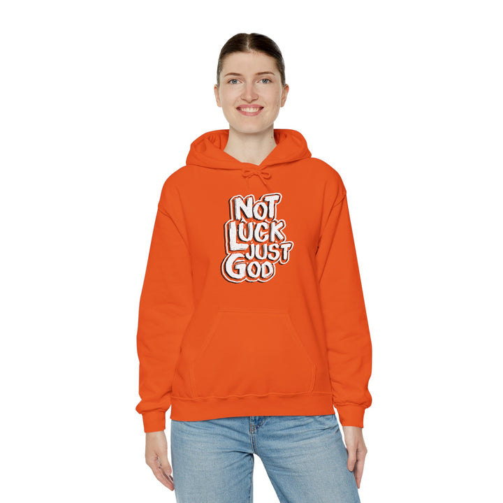 Not Luck Just God Unity Wear Unisex Heavy Blended Hoodies