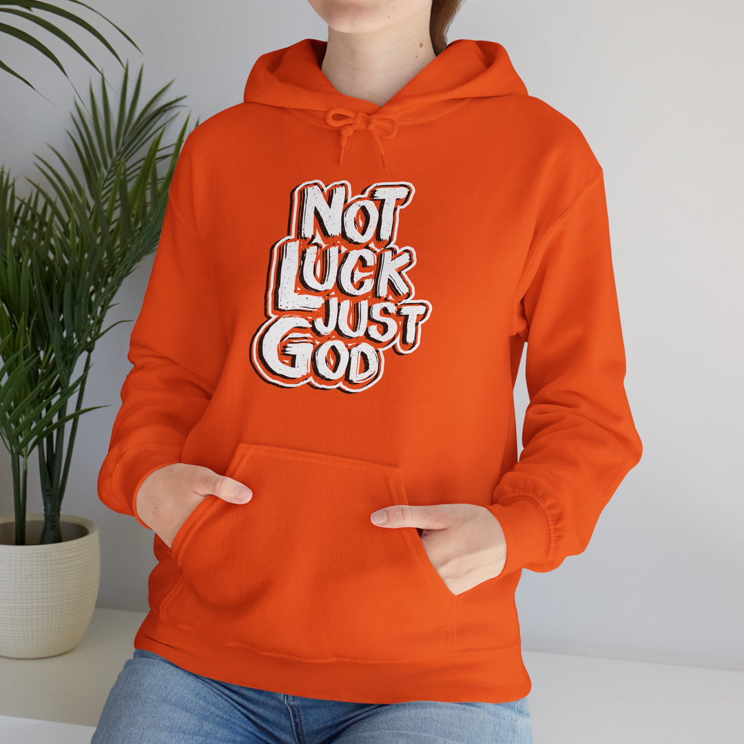 Not Luck Just God Unity Wear Unisex Heavy Blended Hoodies