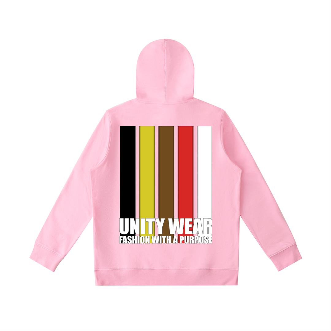 Unity Wear's FWP Full Stripe Back Essential Oversized Unisex Hoodie