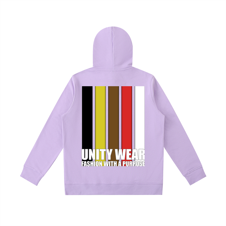 Unity Wear's FWP Full Stripe Back Essential Oversized Unisex Hoodie