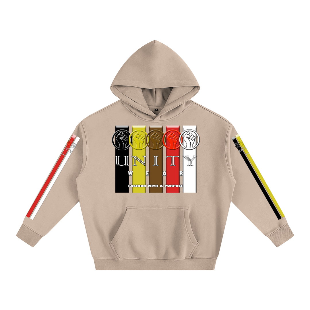 Unity Wear's "Fist & Stripes" Oversize Fleeced Unisex Hoodies