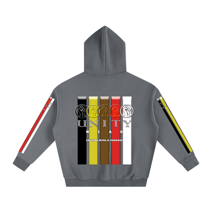 Unity Wear's "Fist & Stripes" Oversize Fleeced Unisex Hoodies