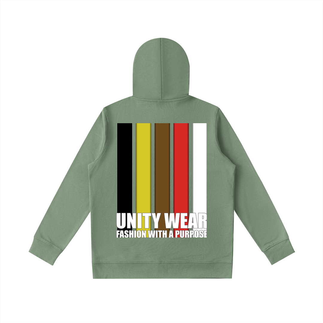 Unity Wear's FWP Full Stripe Back Essential Oversized Unisex Hoodie