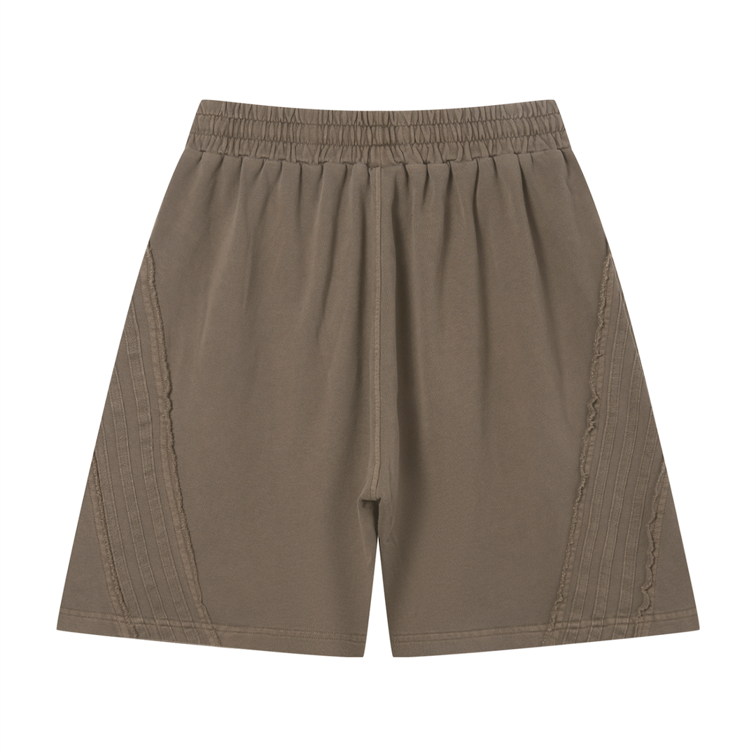 Unity Wear Unisex Vintage Wash Raw Edge Shorts
