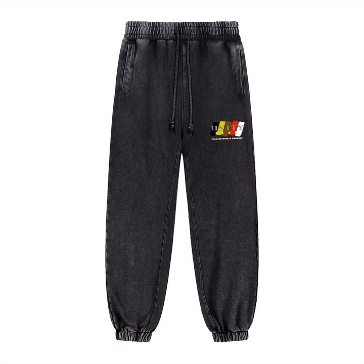Unity Wear's Swash Snow Wash Heavyweight Jogged Sweatpants