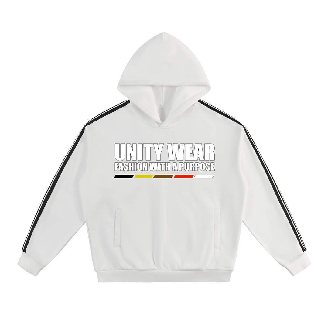 Unity Wear's Side Stripe Drop-Shoulder Hoodie
