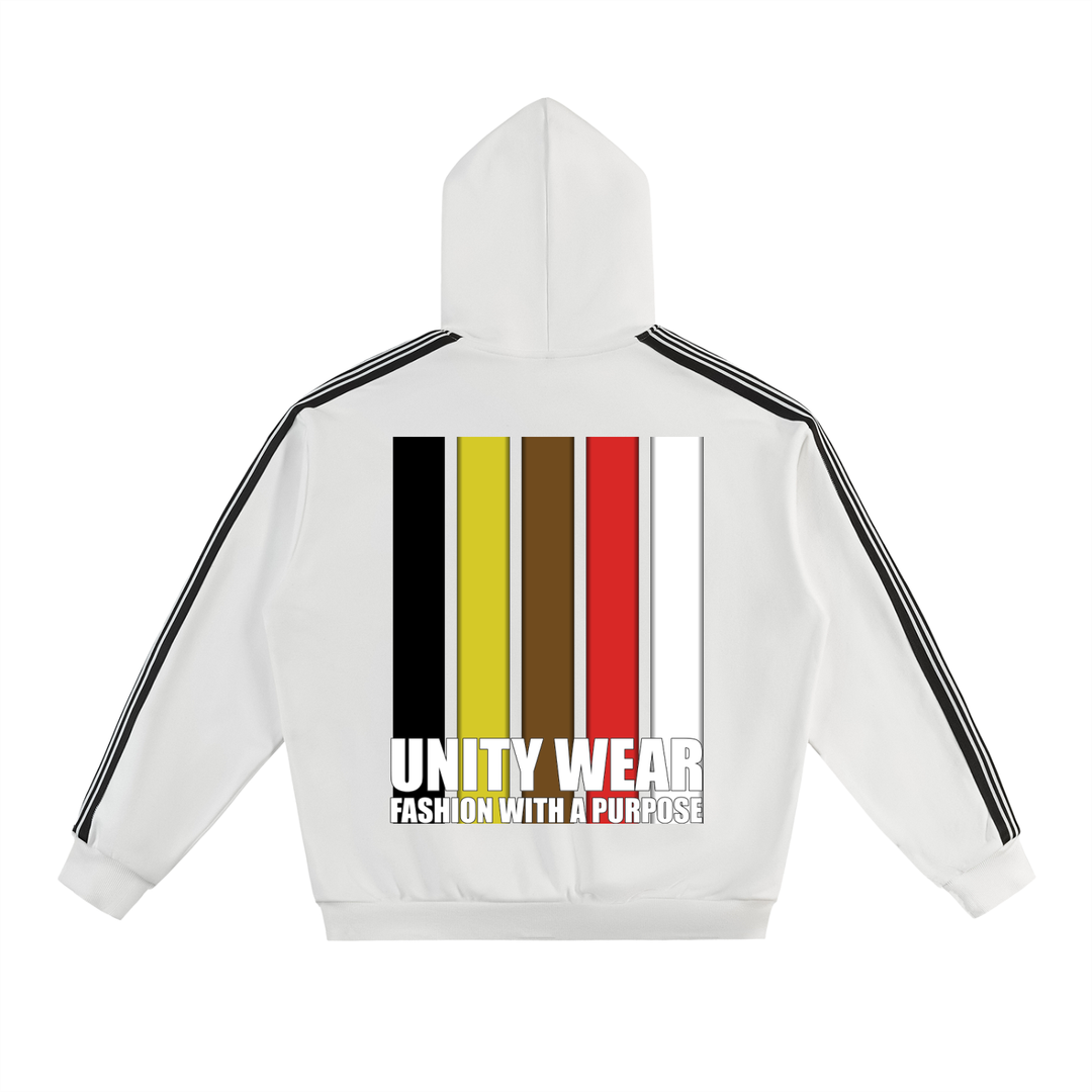 Unity Wear's Side Stripe Drop-Shoulder Hoodie