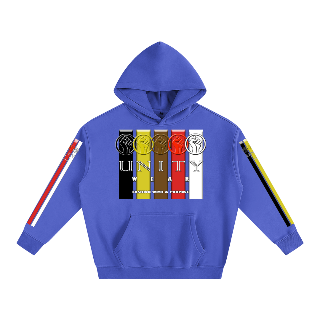 Unity Wear's "Fist & Stripes" Oversize Fleeced Unisex Hoodies