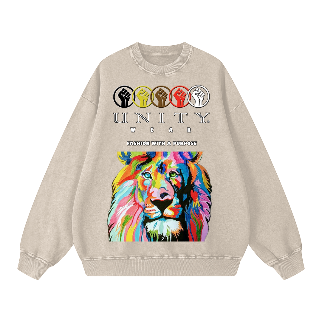 Snow Washed Oversized Sweatshirt