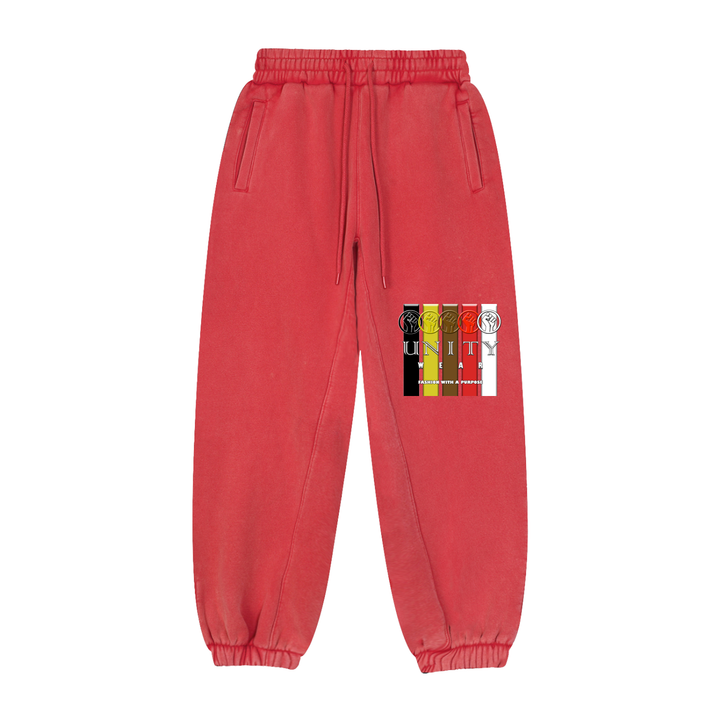 Unity Wear's "Fist & Stripes" Fleeced Jogger Unisex Sweatpants