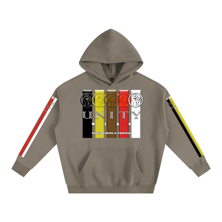 Unity Wear's "Fist & Stripes" Oversize Fleeced Unisex Hoodies